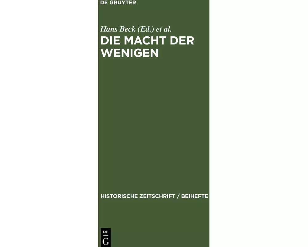 Die Macht der Wenigen
