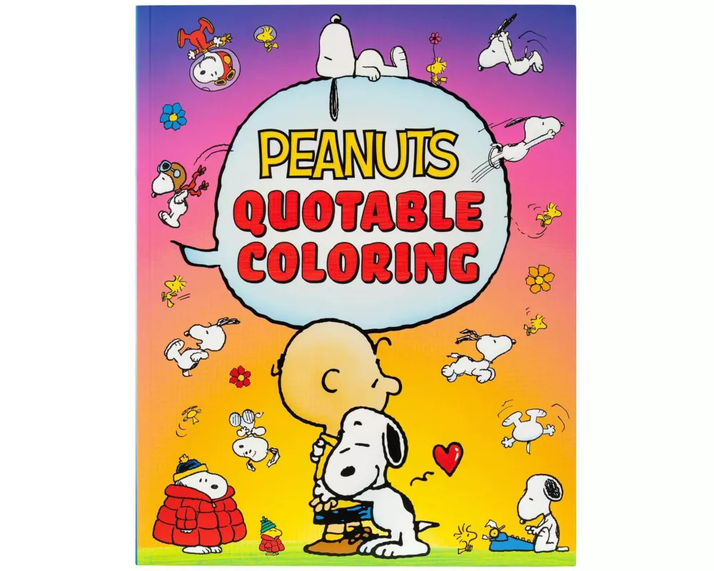 Peanuts Quotable Coloring