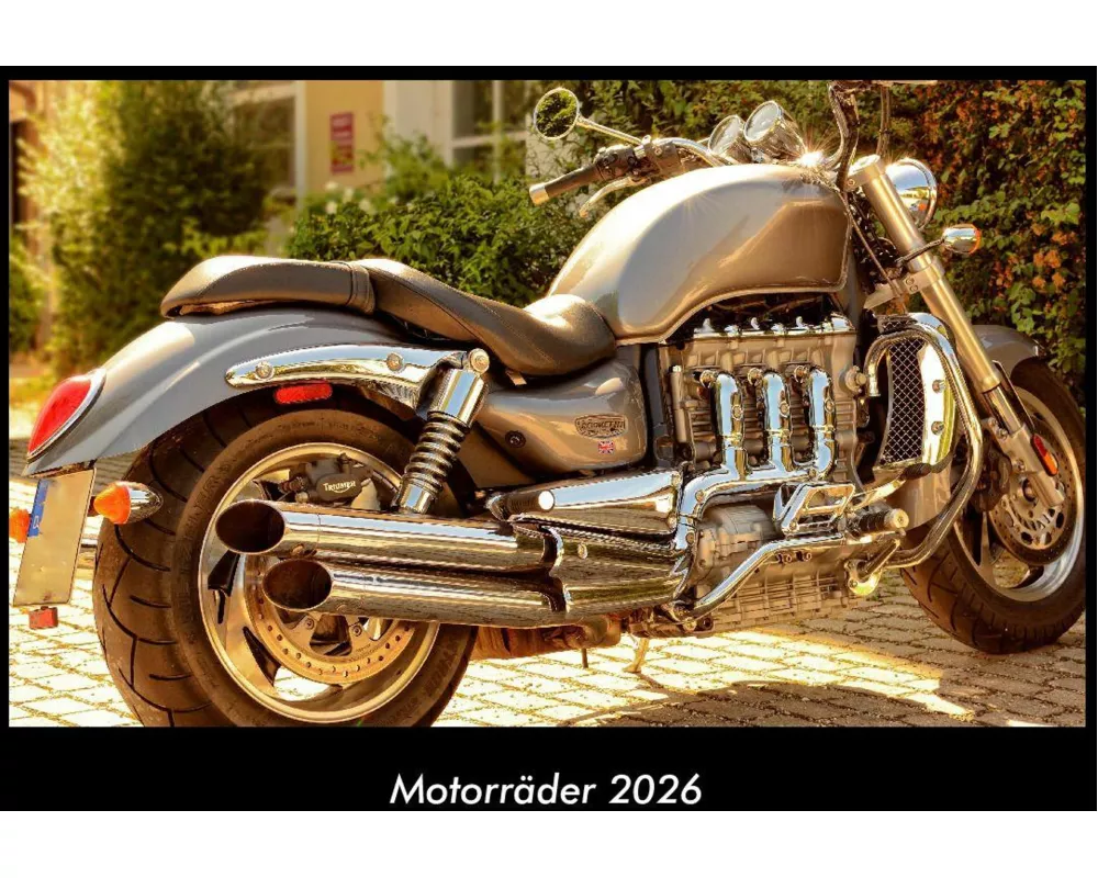Motorräder 2026 Fotokalender DIN A3