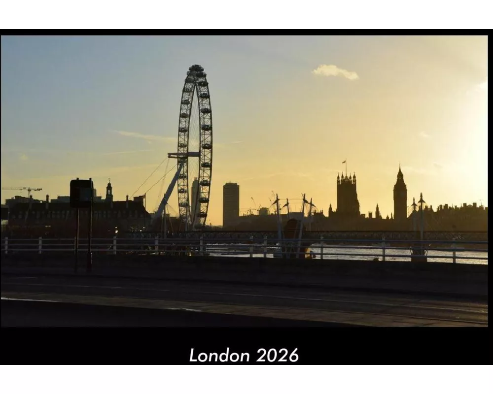 London 2026 Fotokalender DIN A3