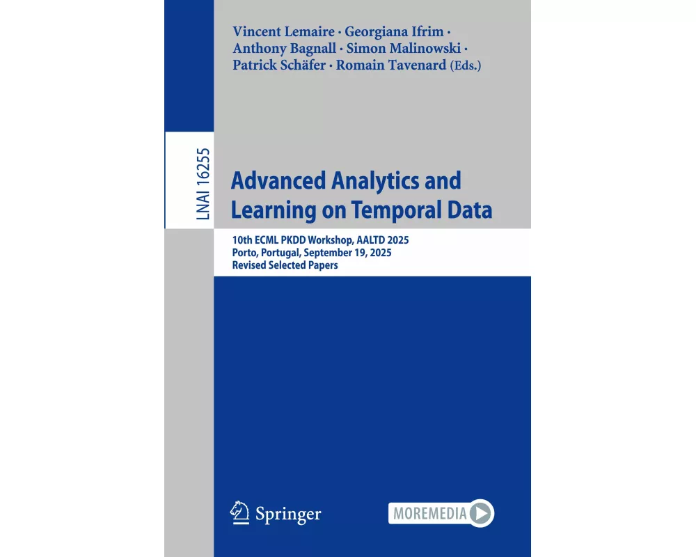 Advanced Analytics and Learning on Temporal Data