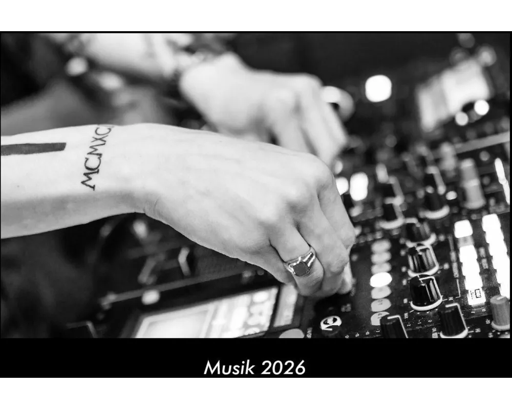 Musik 2026 Fotokalender DIN A3