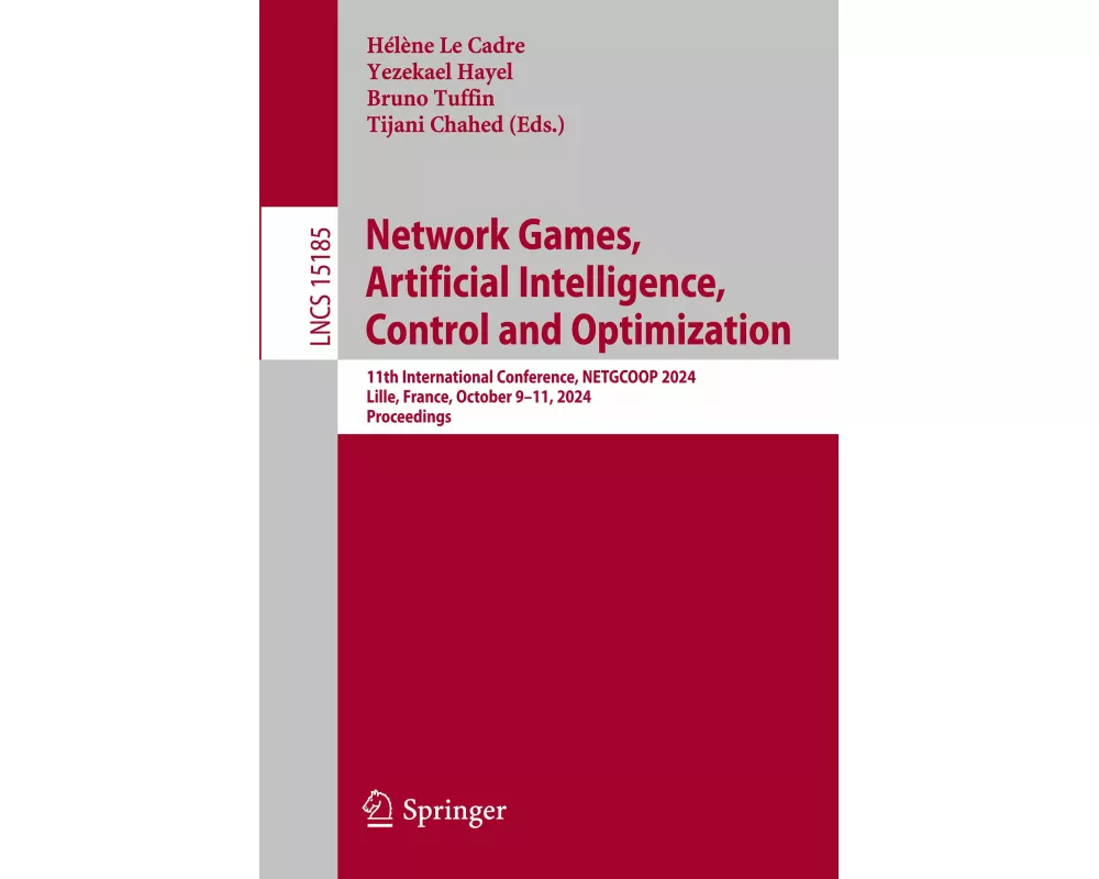 Network Games, Artificial Intelligence, Control and Optimization
