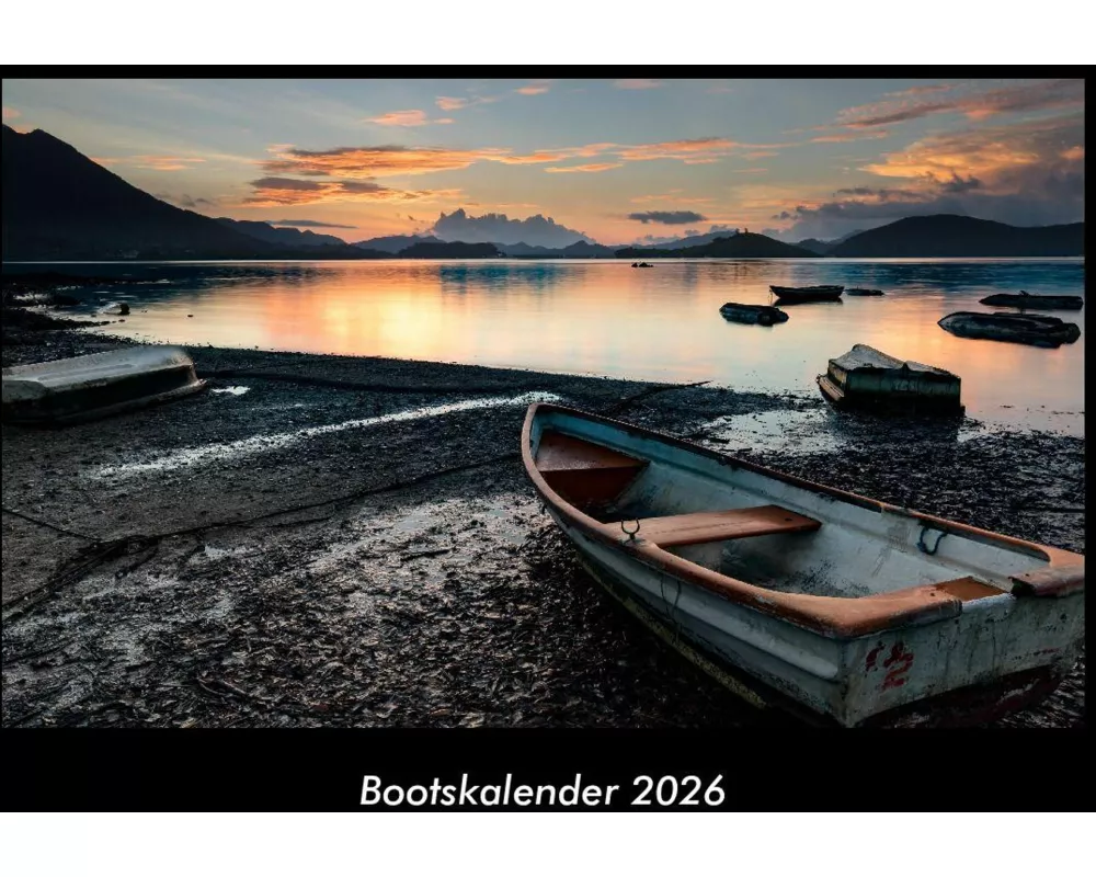 Bootskalender 2026 Fotokalender DIN A3