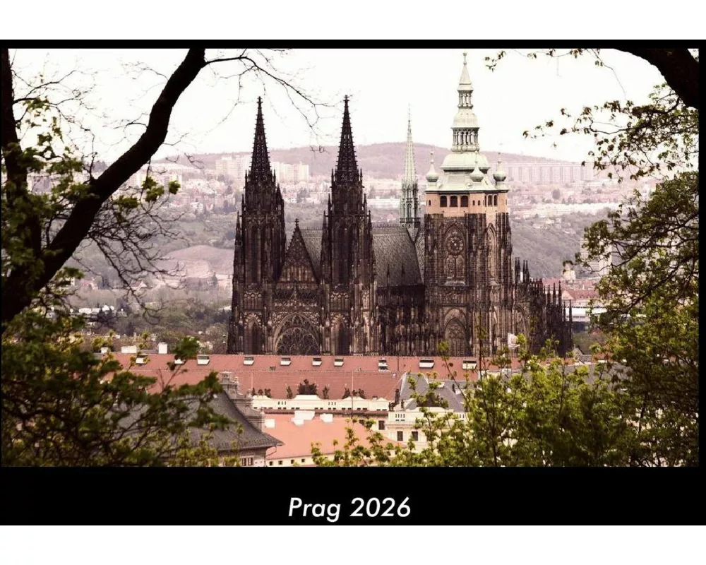 Prag 2026 Fotokalender DIN A3