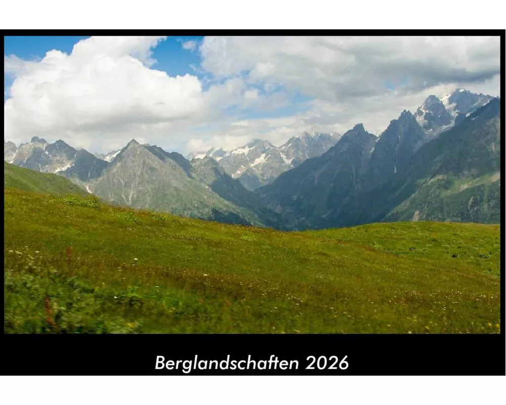 Berglandschaften 2026 Fotokalender DIN A3