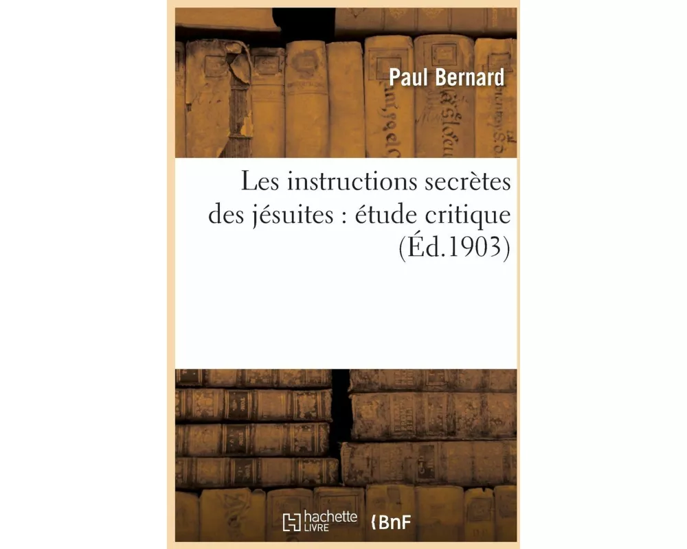 Les instructions secrètes des jésuites