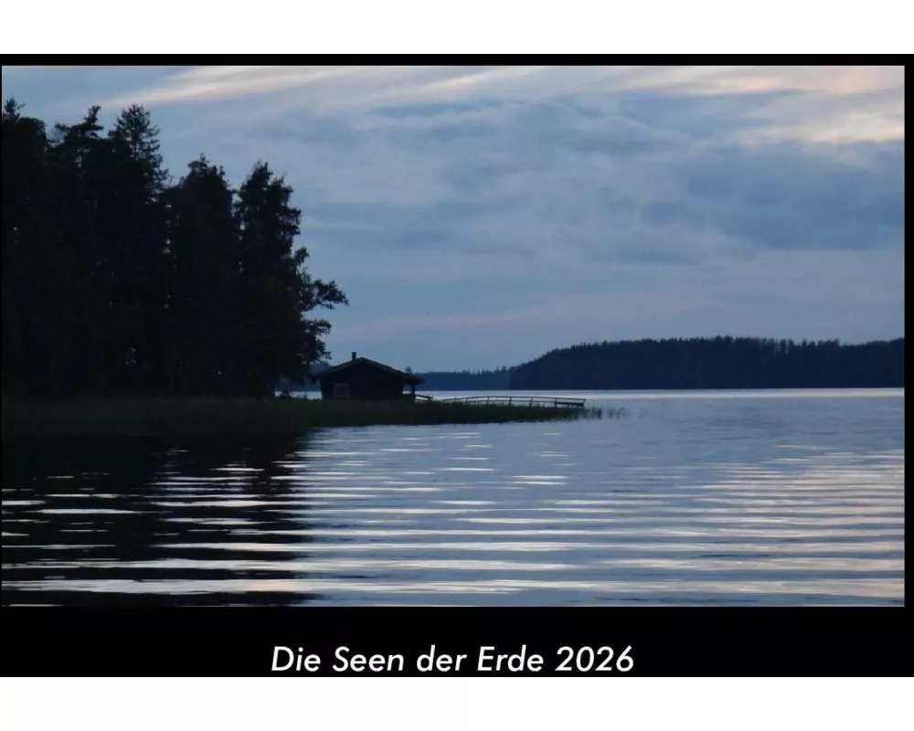 Die Seen der Erde 2026 Fotokalender DIN A3