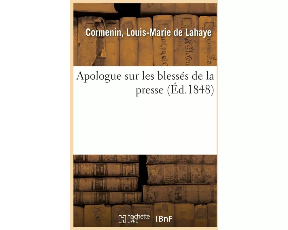 Apologue Sur Les Blessés de la Presse