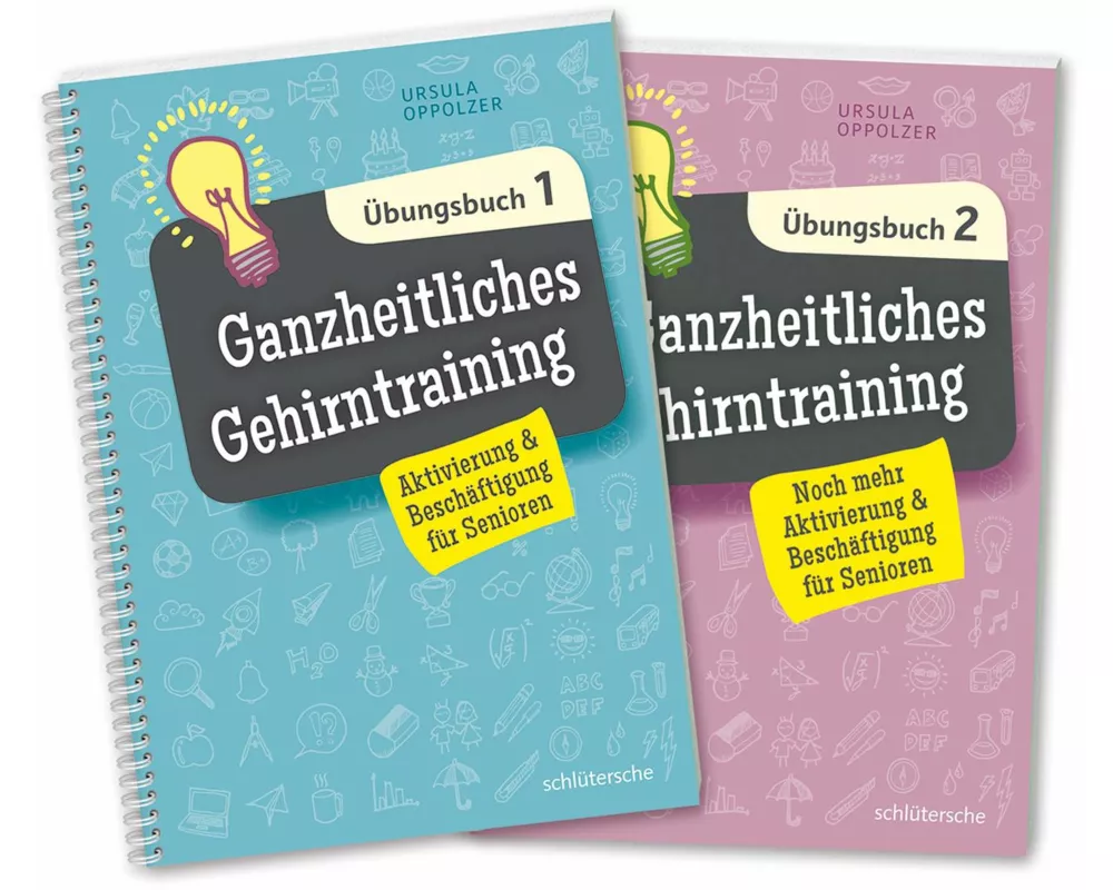 Ganzheitliches Gehirntraining Übungsbücher 1+2 im Set