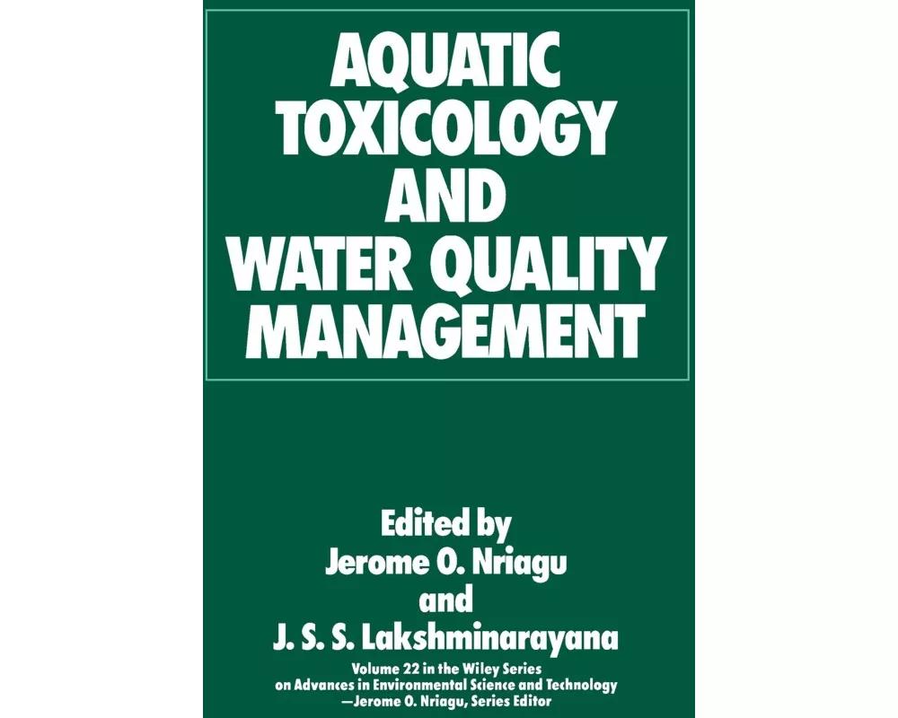 Aquatic Toxicology and Water Quality Management