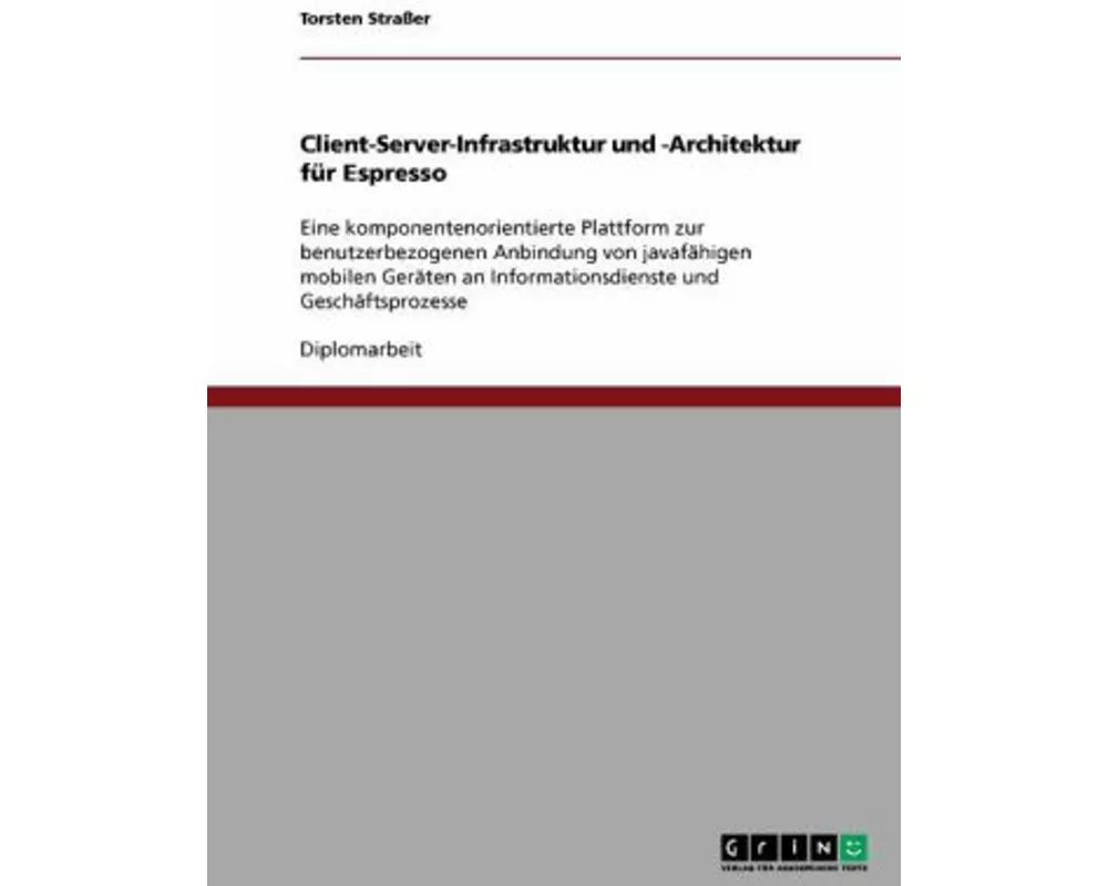 Client-Server-Infrastruktur und -Architektur für Espresso
