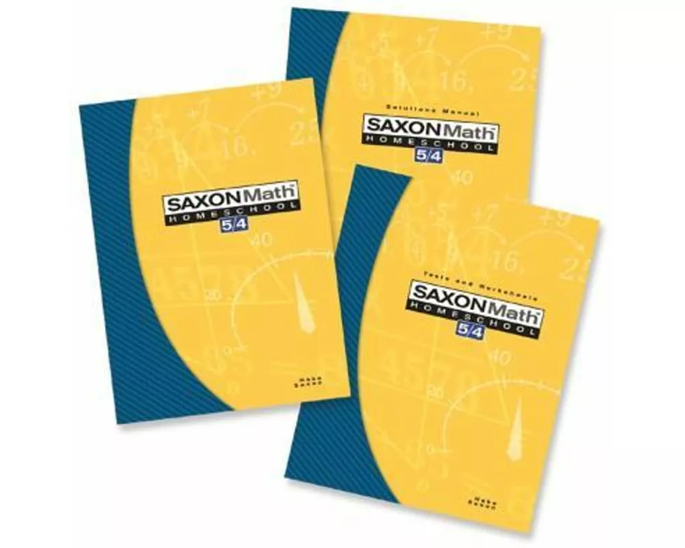 Saxon Math 5/4 Homeschool: Complete Kit 3rd Edition