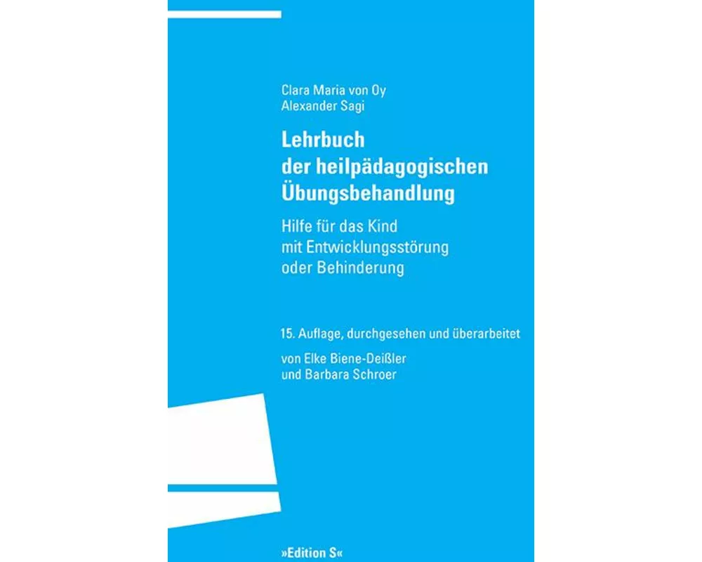 Lehrbuch der heilpädagogischen Übungsbehandlung
