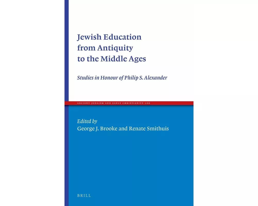 Jewish Education from Antiquity to the Middle Ages
