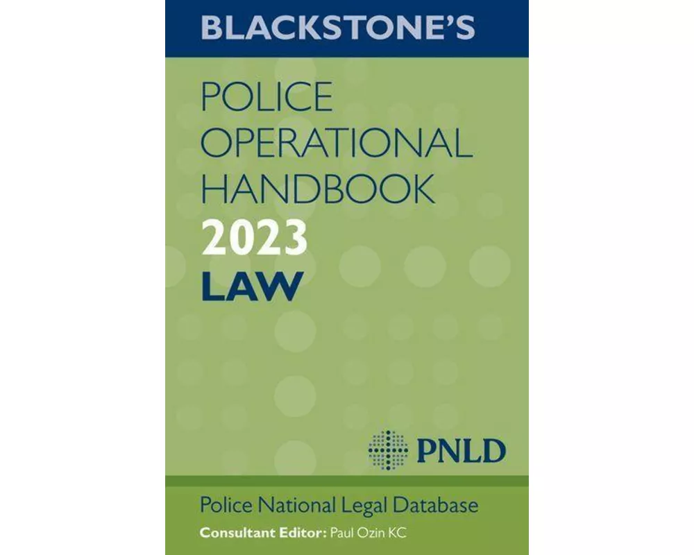 Blackstone's Police Operational Handbook 2023