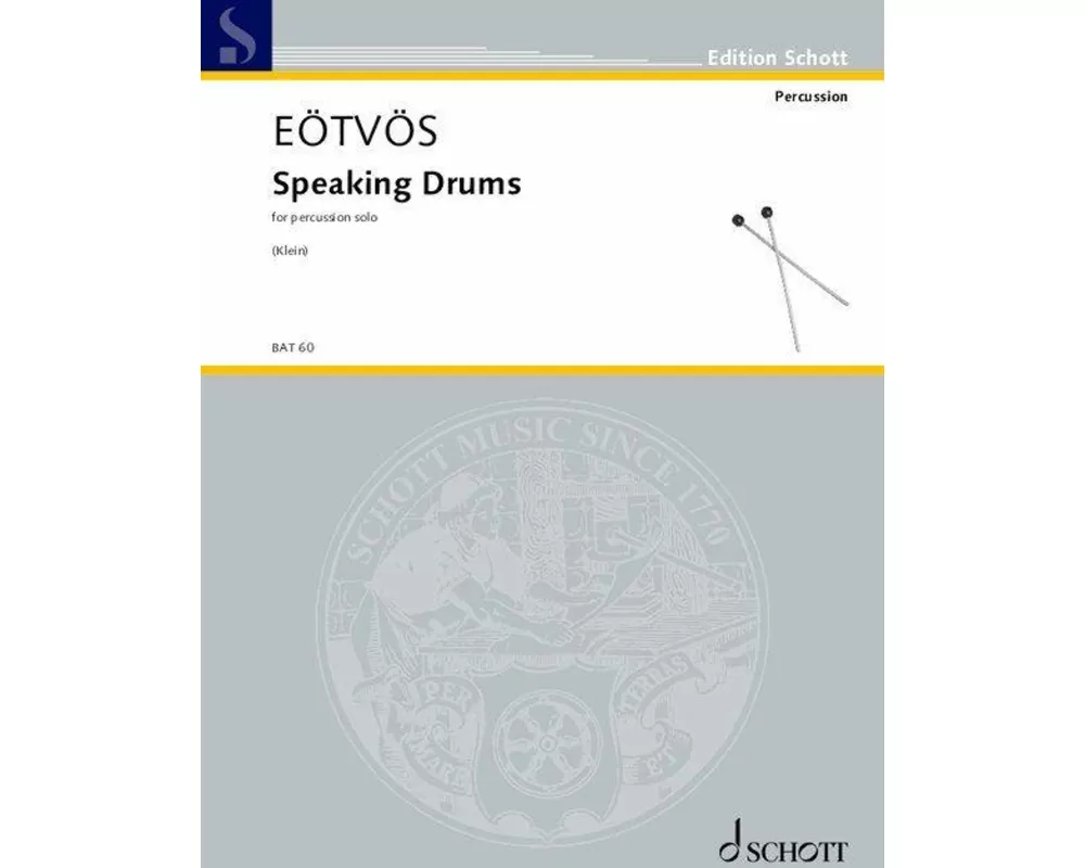 Eotvos: Speaking Drums - Four Poems for Percussion Solo