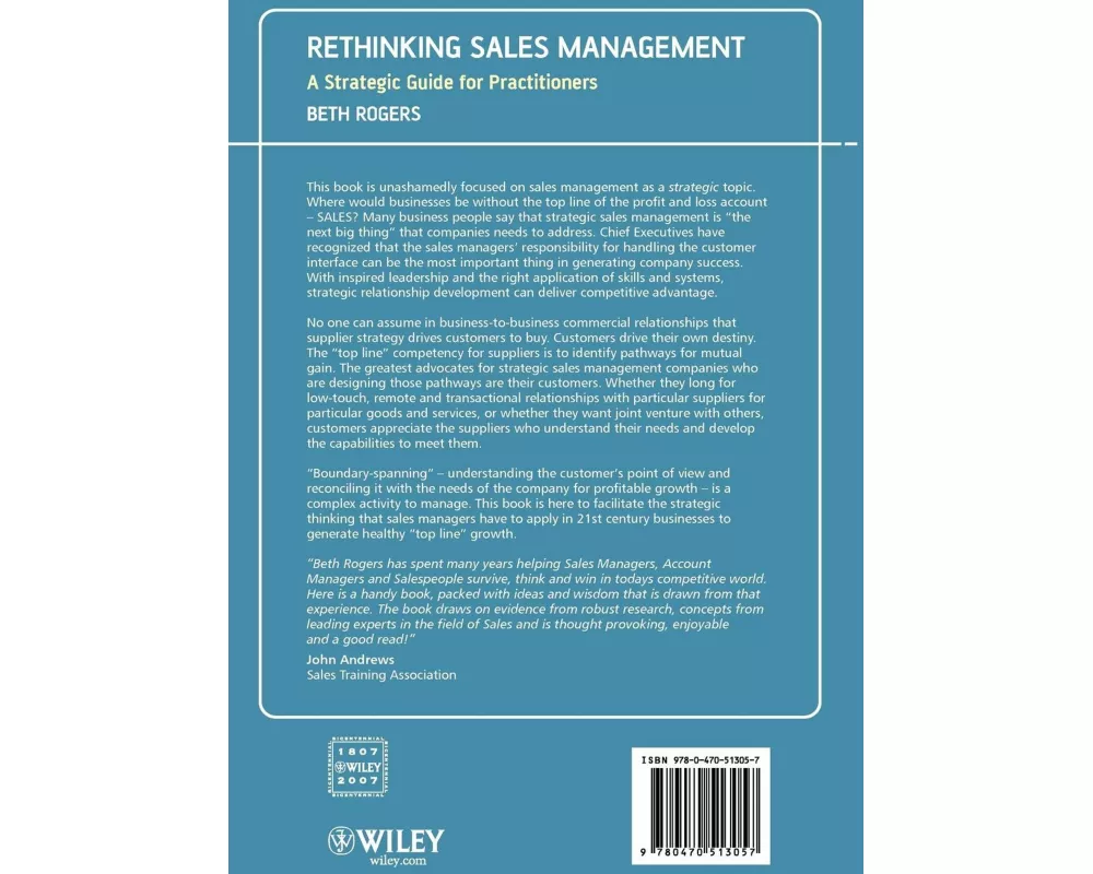 Rethinking Sales Management