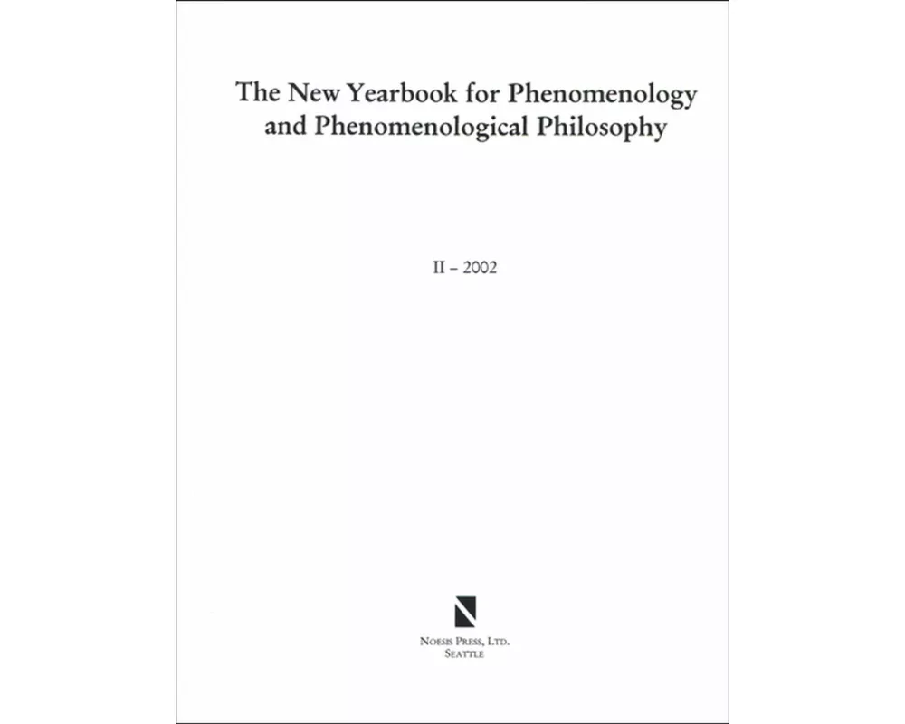 The New Yearbook for Phenomenology and Phenomenological Philosophy