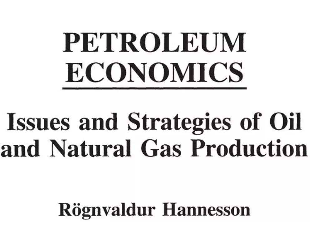 Petroleum Economics