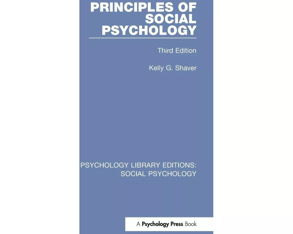 Principles of Social Psychology