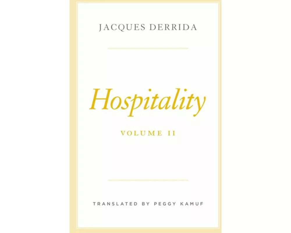 Hospitality, Volume II