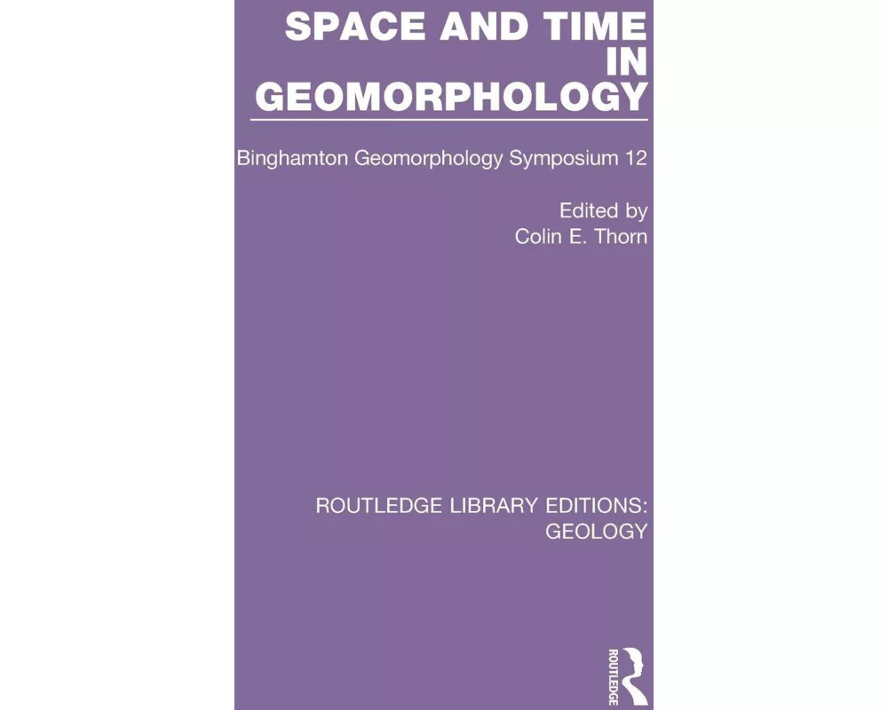 Space and Time in Geomorphology