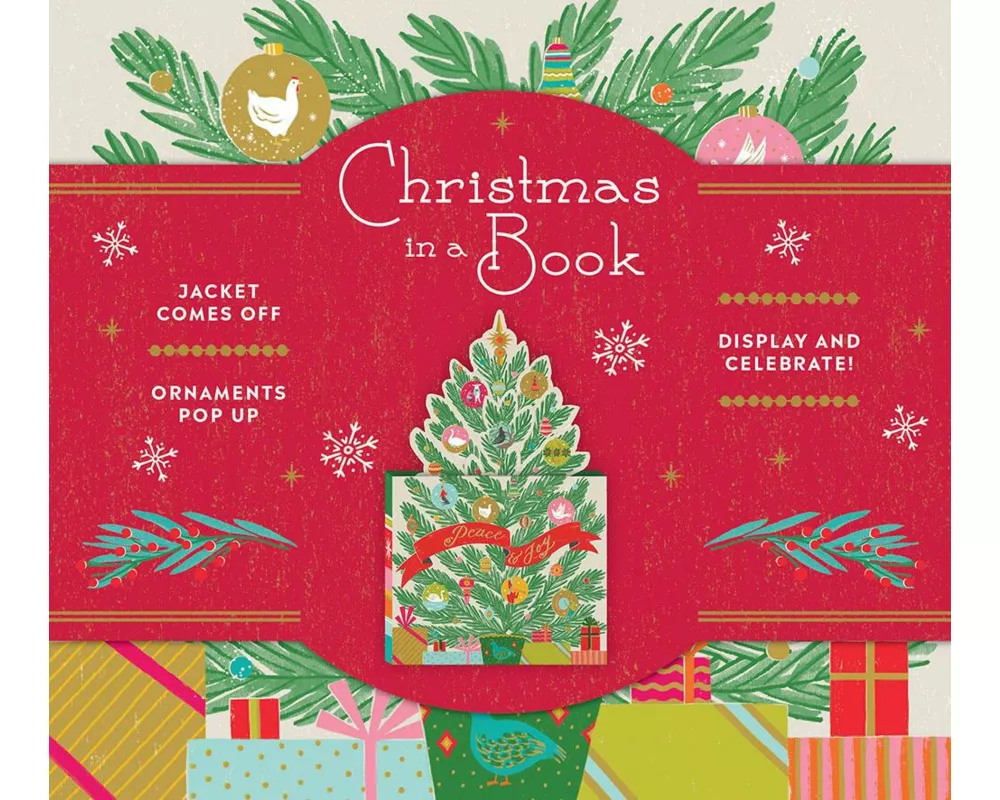Christmas in a Book (UpLifting Editions): Jacket comes off. Ornaments pop up. Display and celebrate!