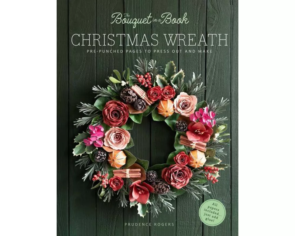 The Bouquet in a Book Christmas Wreath