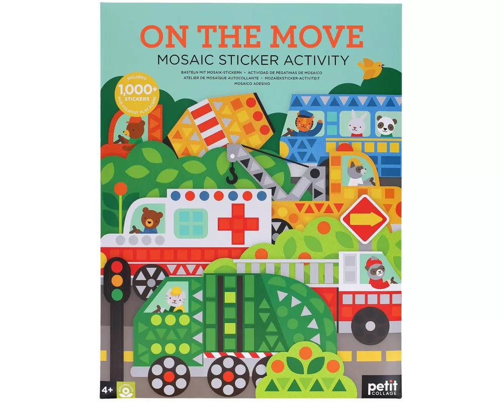 Mosaic Sticker Activity: On the Move