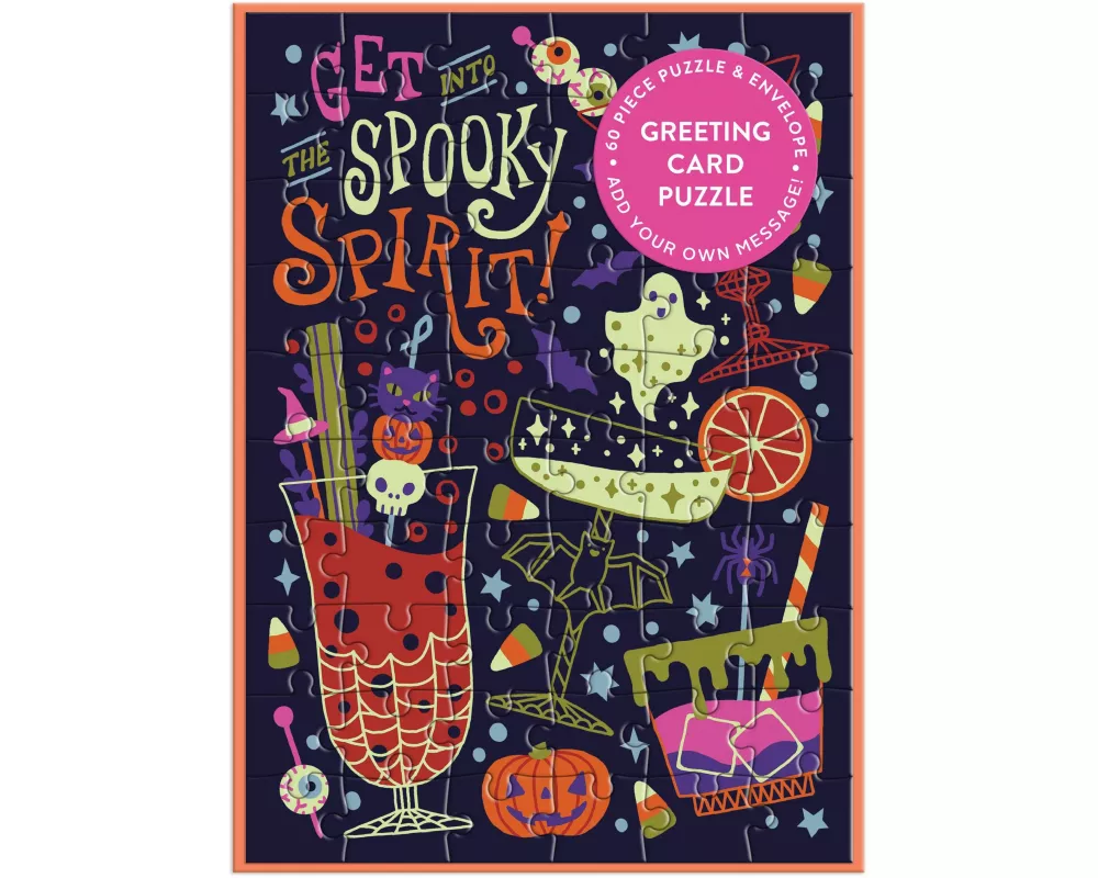 Get into the Spooky Spirit Greeting Card Puzzle
