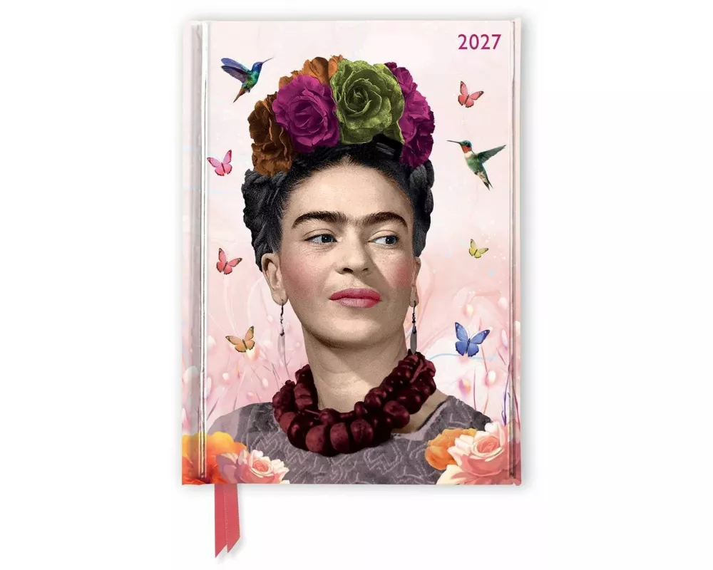 Frida Kahlo: Life of an Icon 2027 Luxury Pocket Diary Planner – Week to View