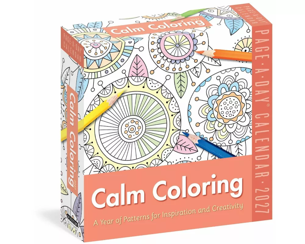 Calm Coloring Page-A-Day Calendar 2027