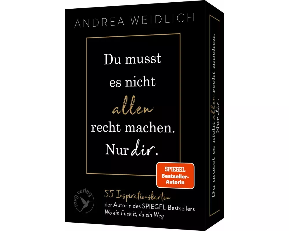 Du musst es nicht allen recht machen. Nur dir
