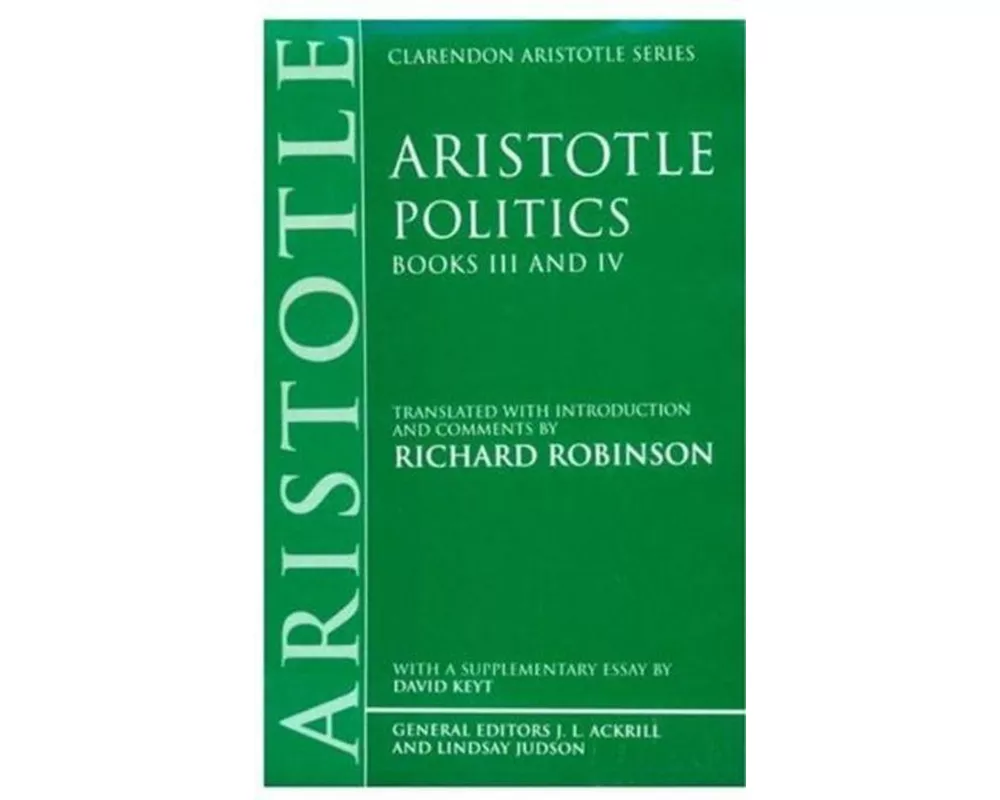 Politics: Books III and IV