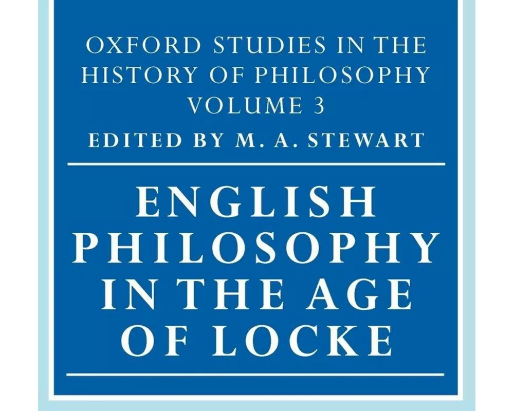 English Philosophy in the Age of Locke