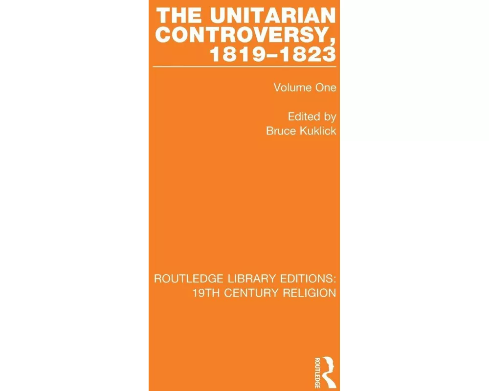 The Unitarian Controversy, 1819-1823