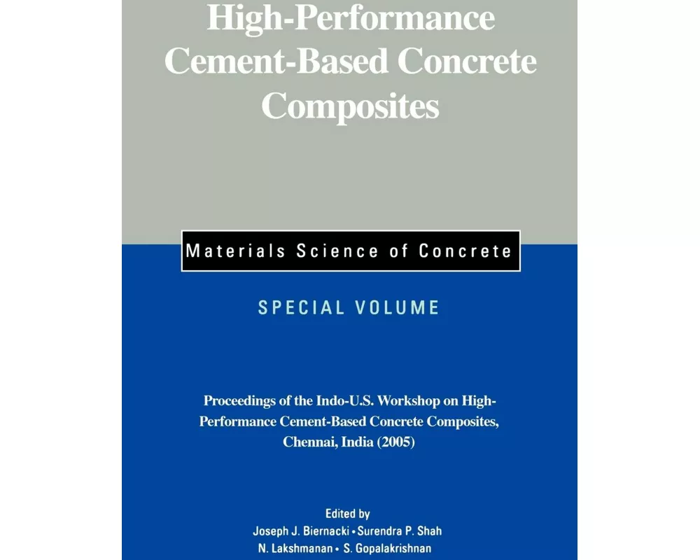 High-Performance Cement-Based Concrete Composites, Special Volume