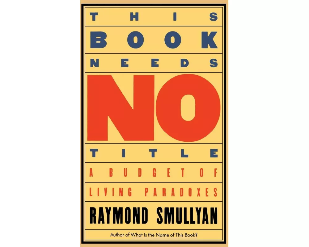 This Book Needs No Title