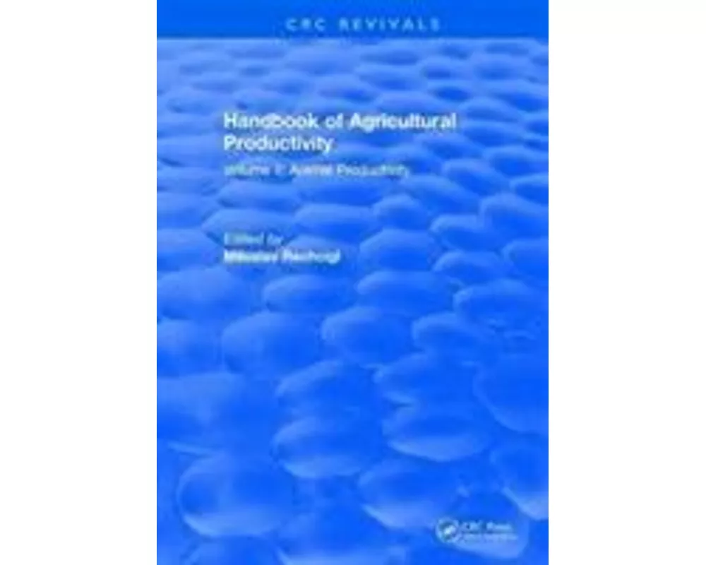 Handbook of Agricultural Productivity