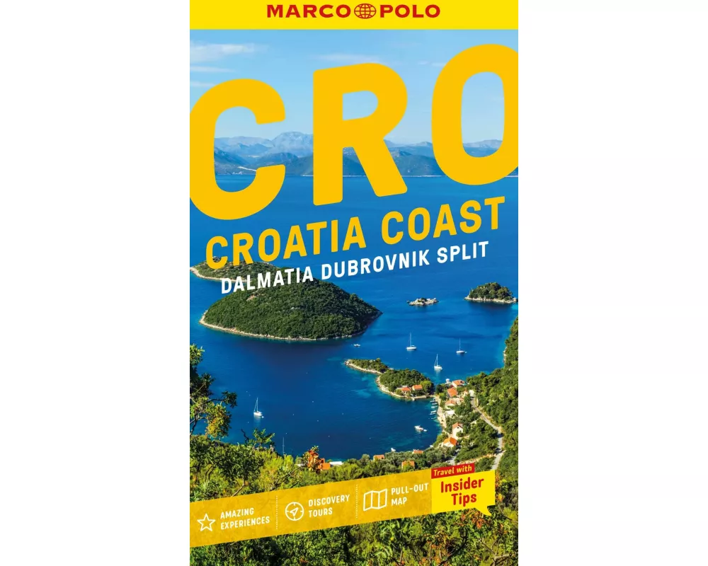 Croatia Coast Marco Polo Pocket Travel Guide - with pull out map