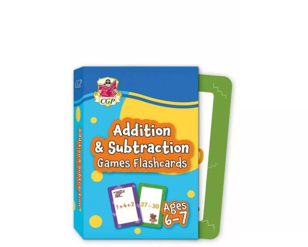 Addition & Subtraction Games Flashcards for Ages 6-7 (Year 2)