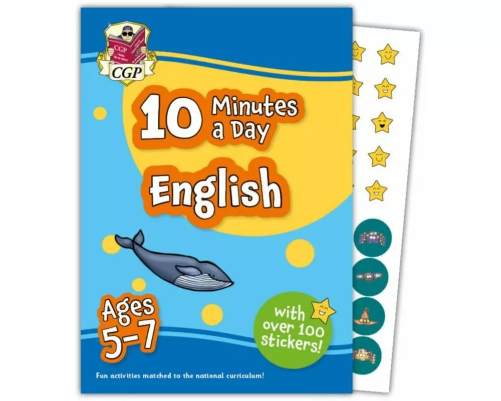 10 Minutes a Day English for Ages 5-7 (with over 100 stickers)