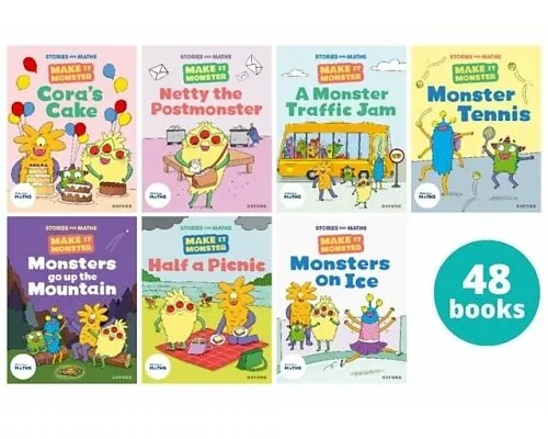 Stories for Maths: KS1: Make it Monsters (48 book pack)
