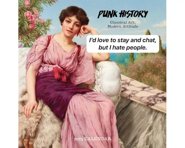 Punk History 2025 Wall Calendar