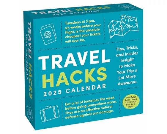 Travel Hacks 2025 Day-to-Day Calendar