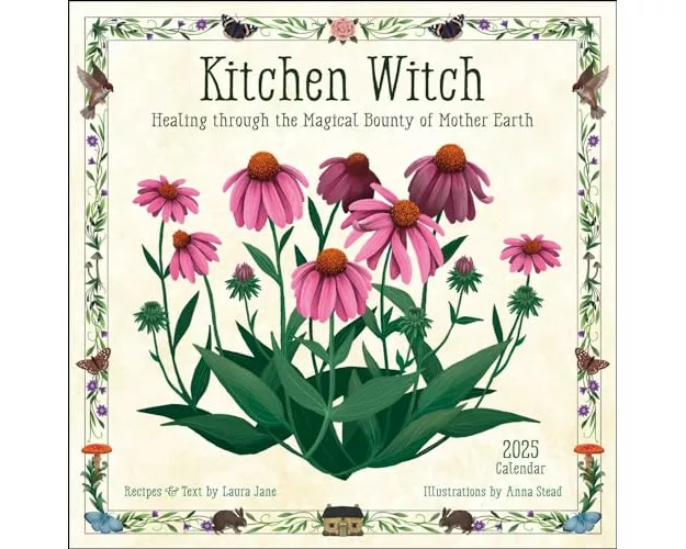 Kitchen Witch 2025 Wall Calendar