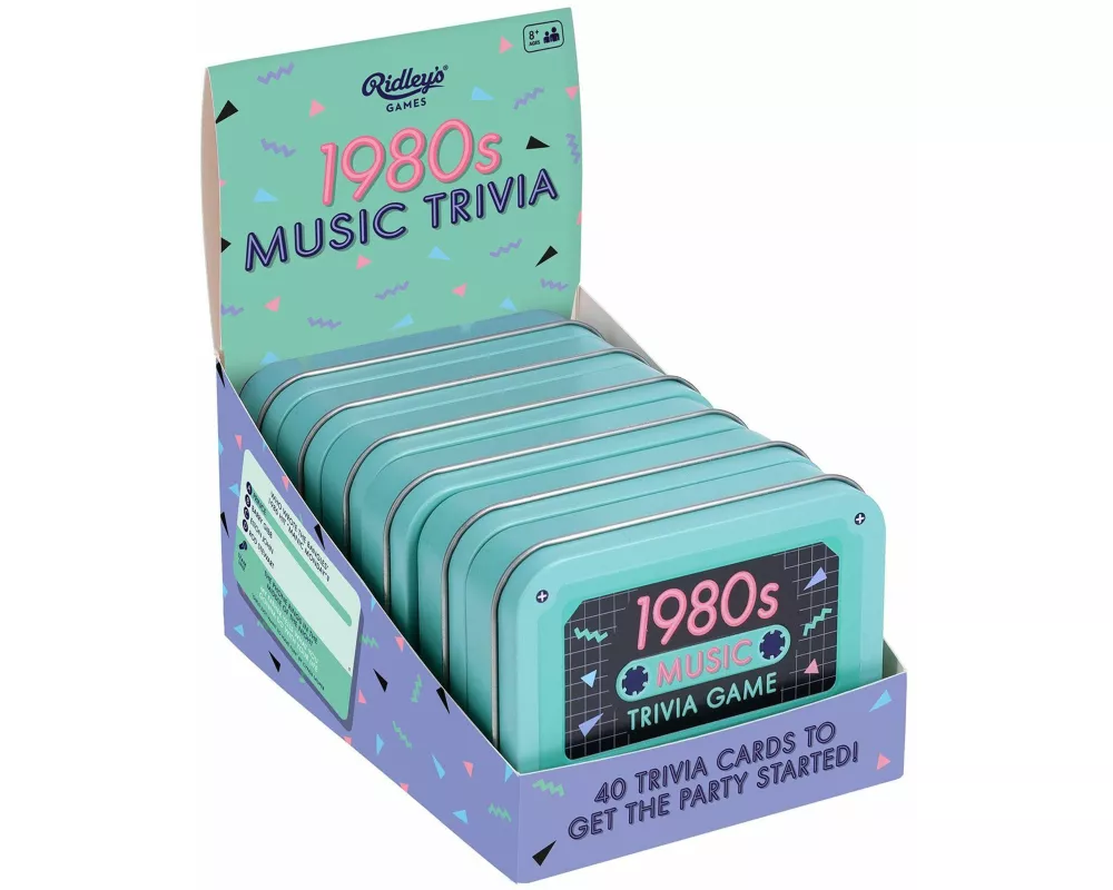 1980s Music Trivia Game CDU of 6