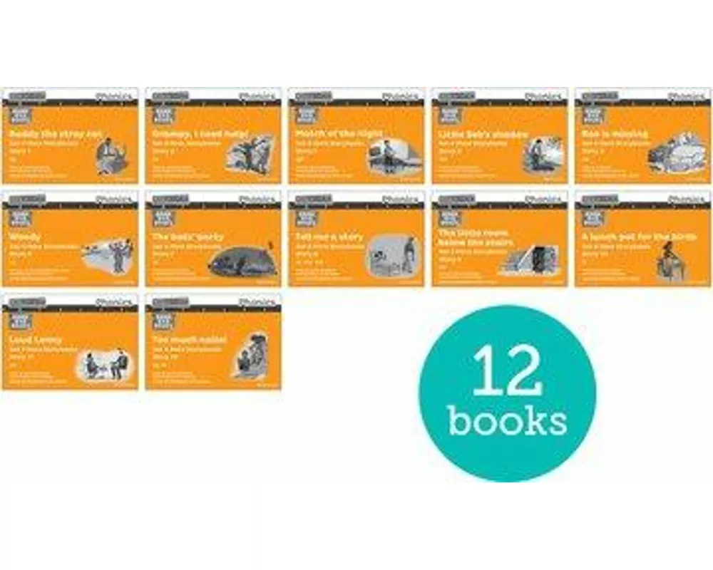 Read Write Inc. Phonics: Orange Set 4 More Black & White Storybooks (Pack of 12)