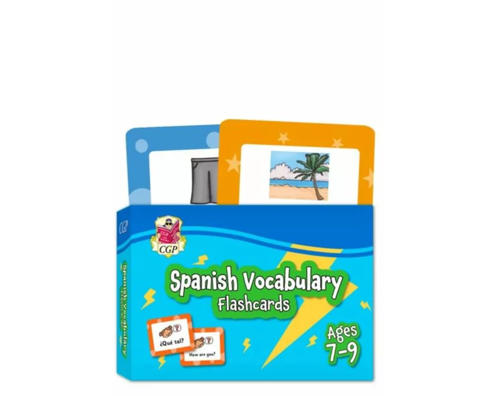 Spanish Vocabulary Flashcards for Ages 7-9 (with Free Online Audio)